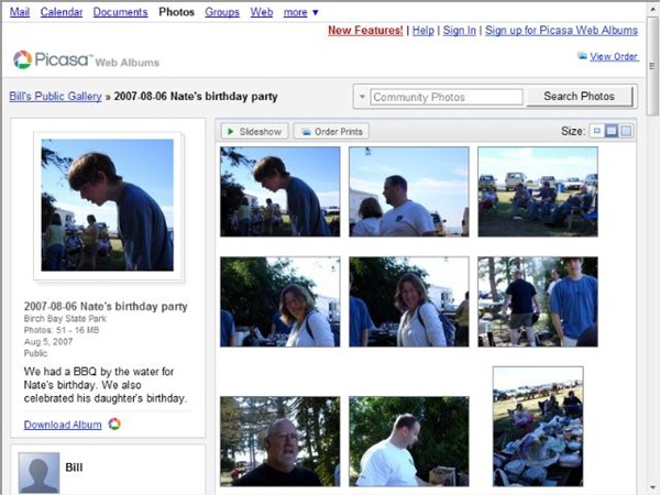 Nate's birthday party