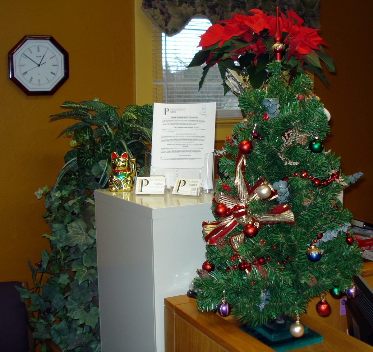 P2 office decorations Dec 2007 1